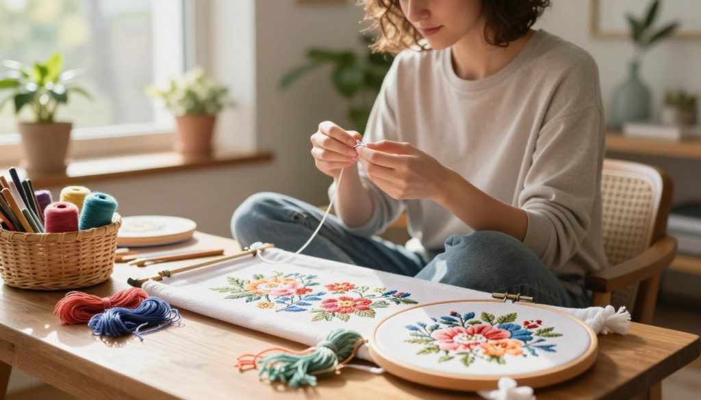 cross stitch therapy