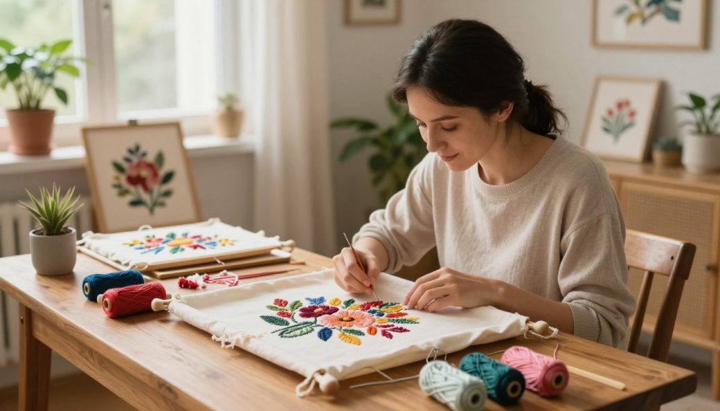 embroidery therapy
