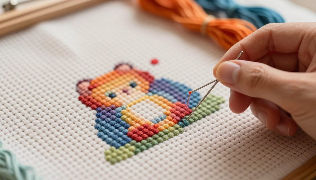 cross stitch gridding