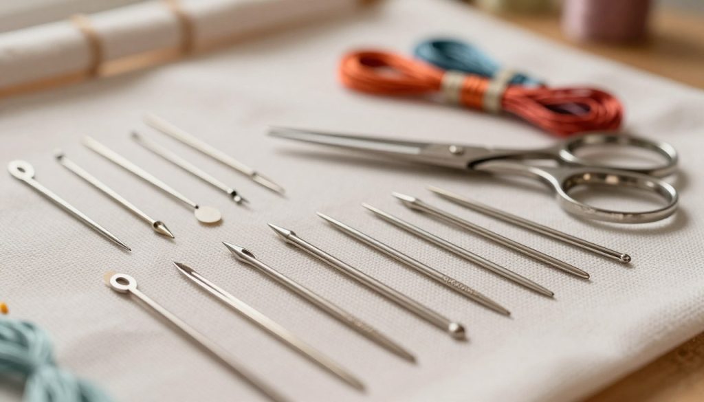 cross stitch needle selection