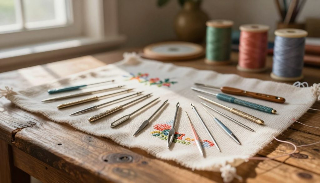 cross stitch needle types