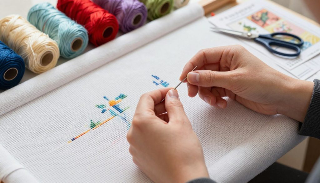 cross stitch tension