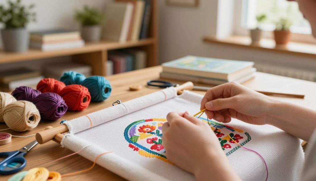 cross stitch therapy